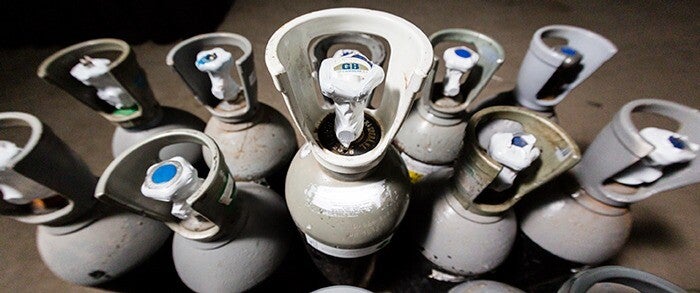 Botellas de gases industriales MUGAIR